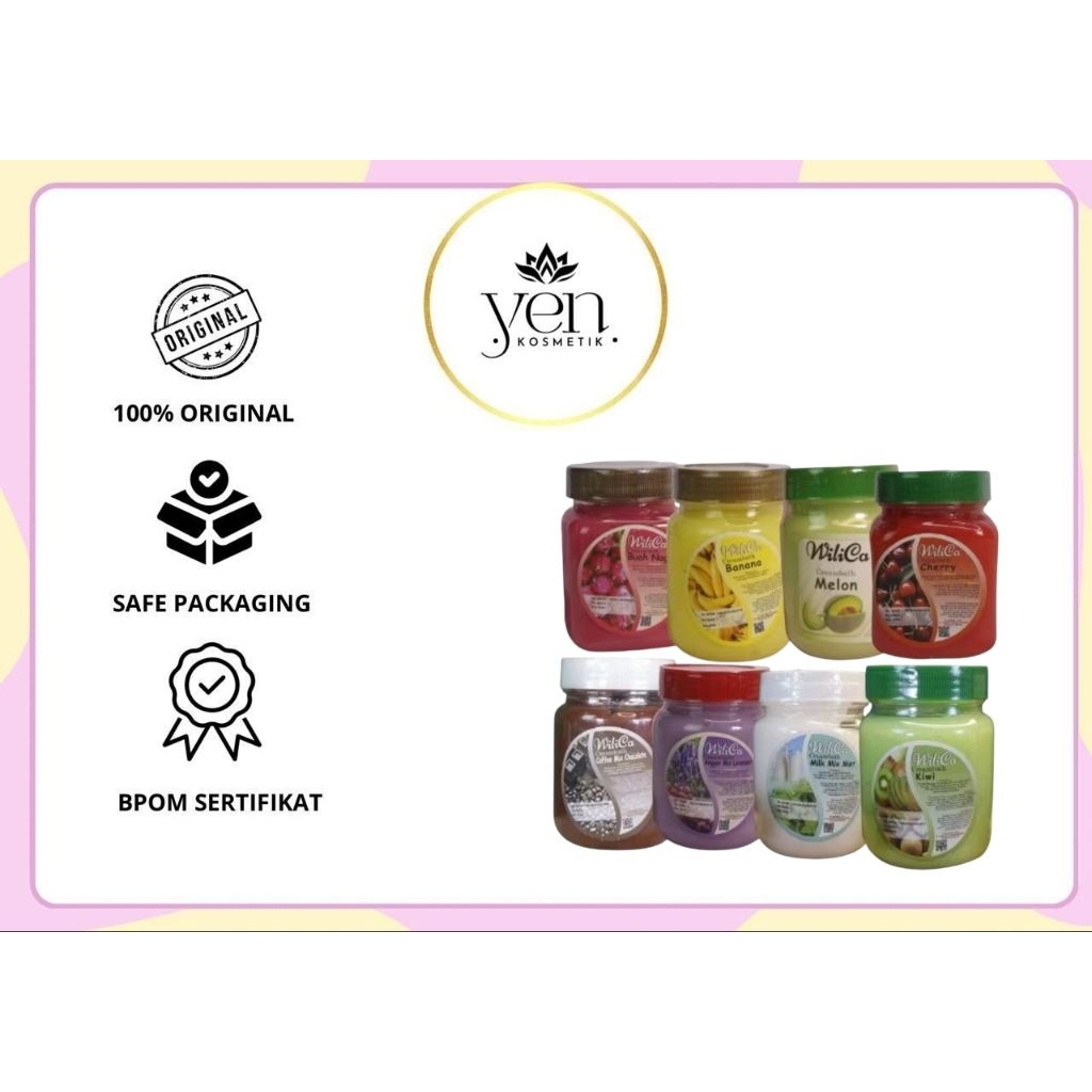 WILICA CREAMBATH POT 200ML / CREAMBATH BUAH MURAH BPOM