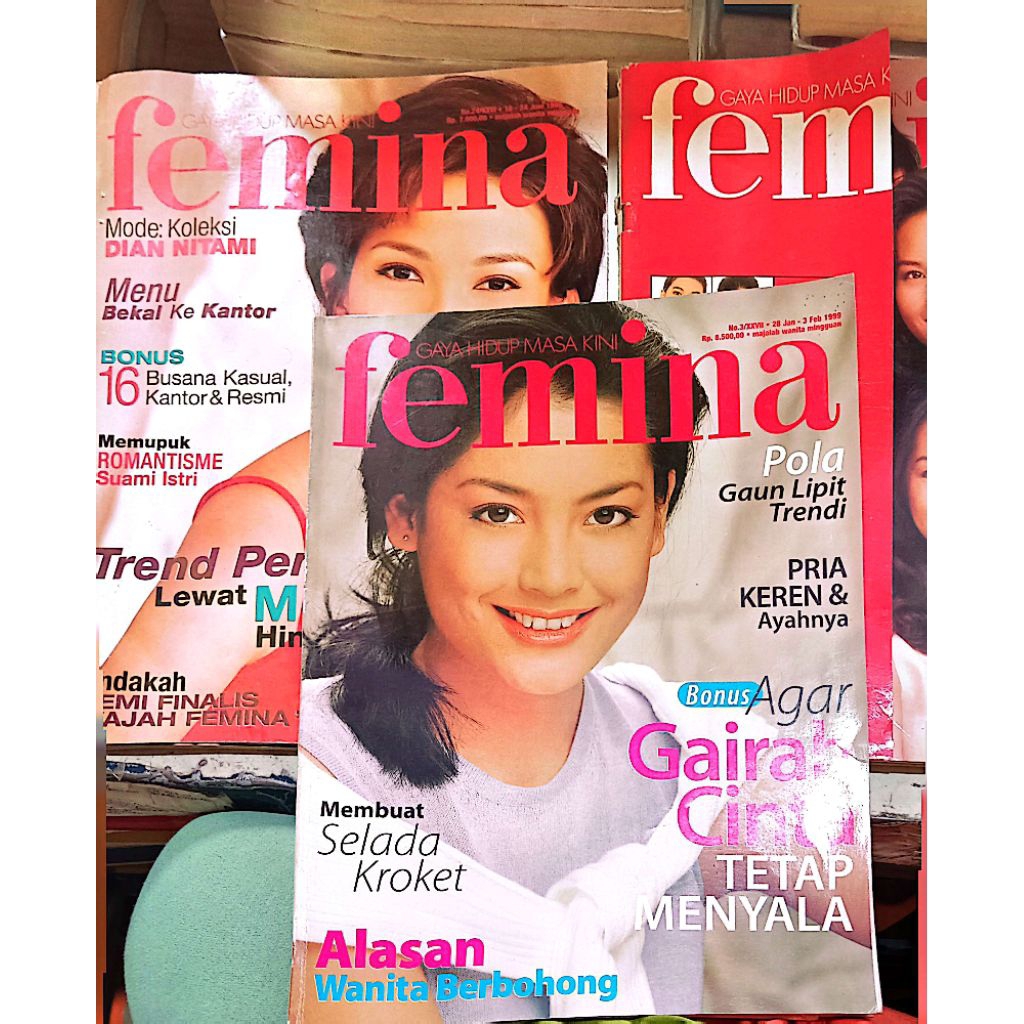 MAJALAH BEKAS FEMINA