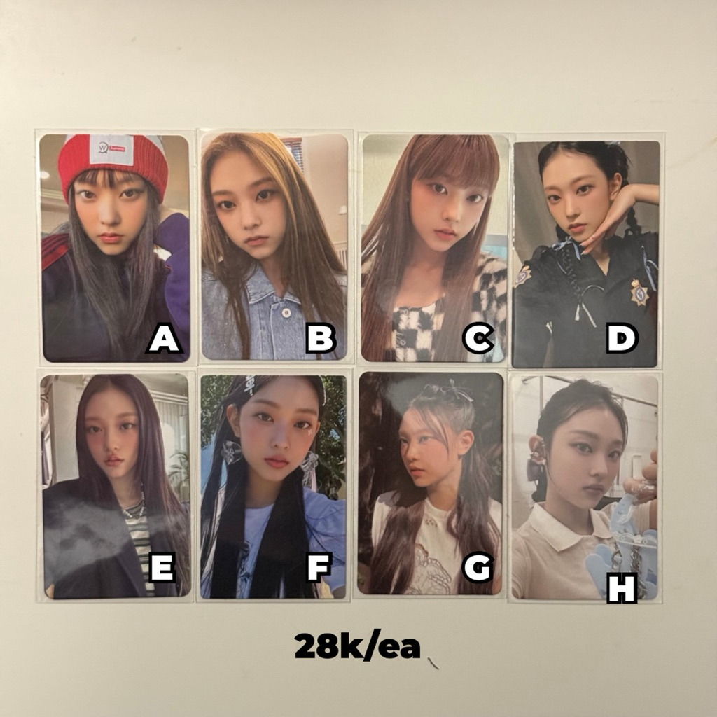 PC PHOTOCARD NEWJEANS ALBUM HOW SWEET SG BLUEBOOK WEVERSE BUNNY BEACH BAG HANNI MINJI HAERIN DANIELL
