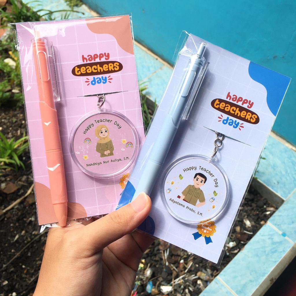 Gift Kado Hari Guru Custom Gift Teacher's Day Murah Unik Lucu Hari Guru