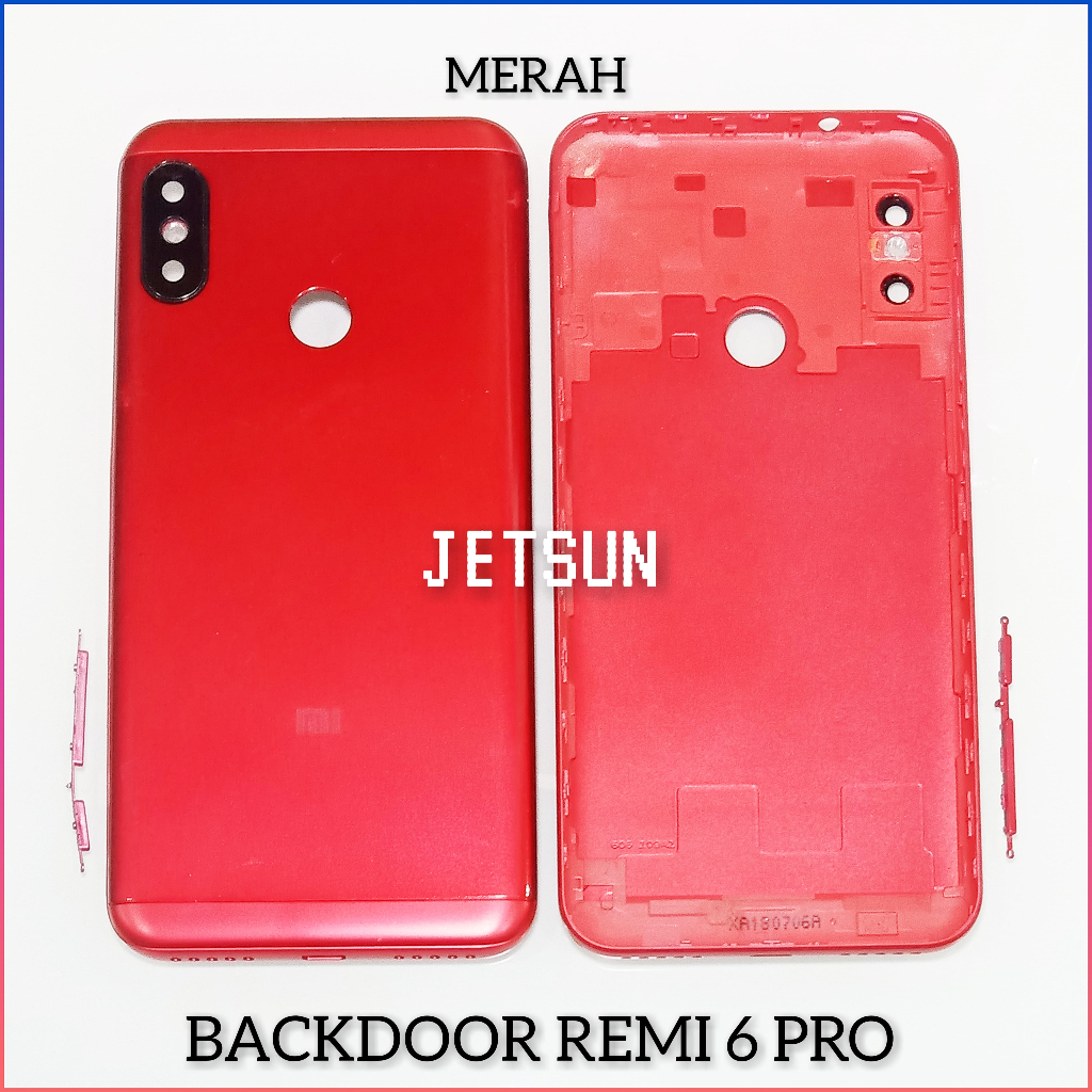 BACKDOOR TUTUP BELAKANG REDMI 6 PRO / MI  A2 LITE