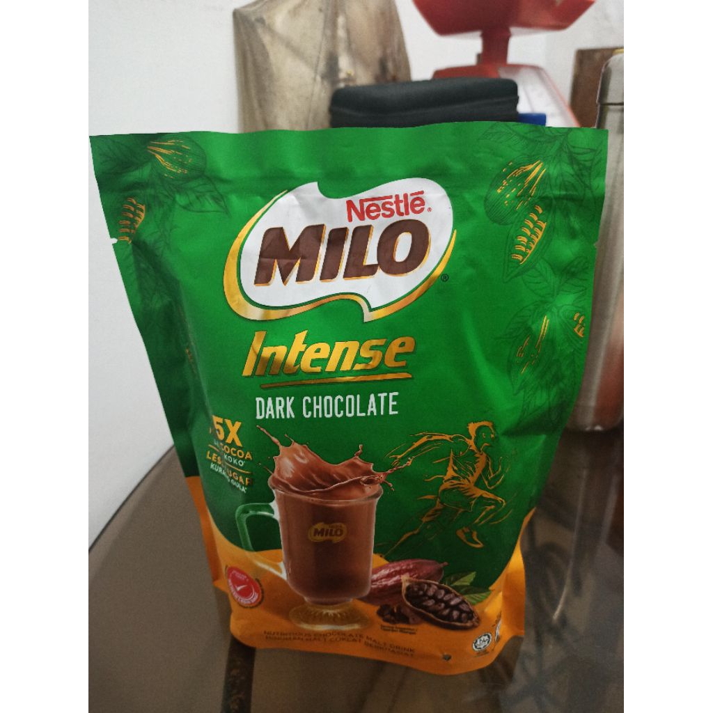 

MILO DARK CHOCOLATE INTENSE LESS SUGAR