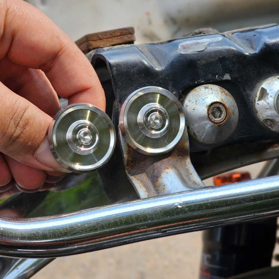 ring manisan BEGEL belakang CB,GL100 stainless handmade custom bubut