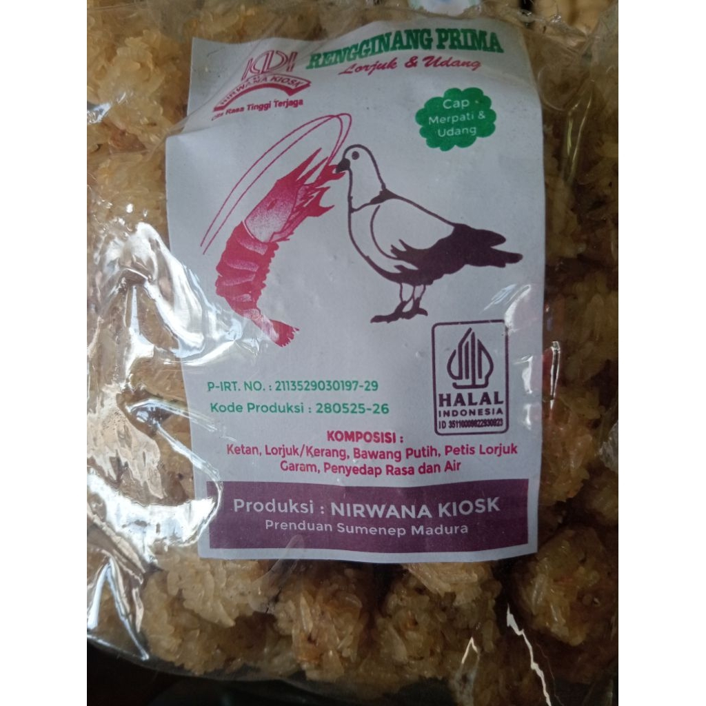 

RENGGINANG UDANG/RENGGINANG Isi 500 GRAM