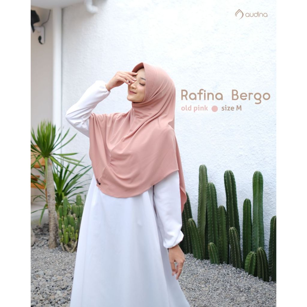 Rafina Bergo Jersey Premium Jilbab Instan Best Seller Daily Hijab Instan Pet Antem ORI Audina Hijab