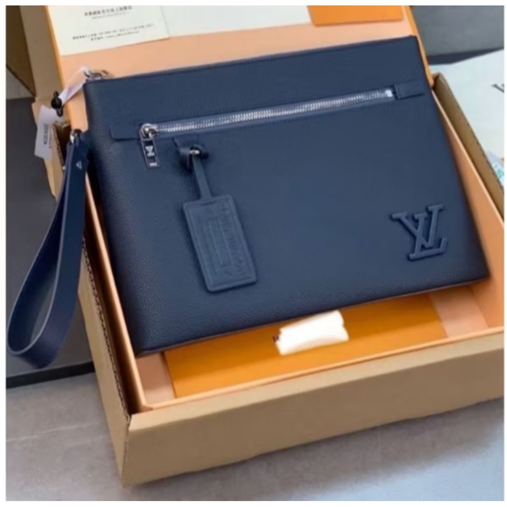 Tas import pria brand clutch quality mirror vip ori