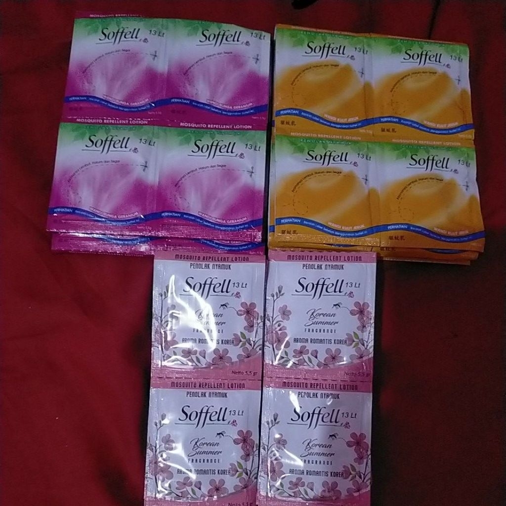 OBAT NYAMUK SOFFEL, PER RENTENG.
