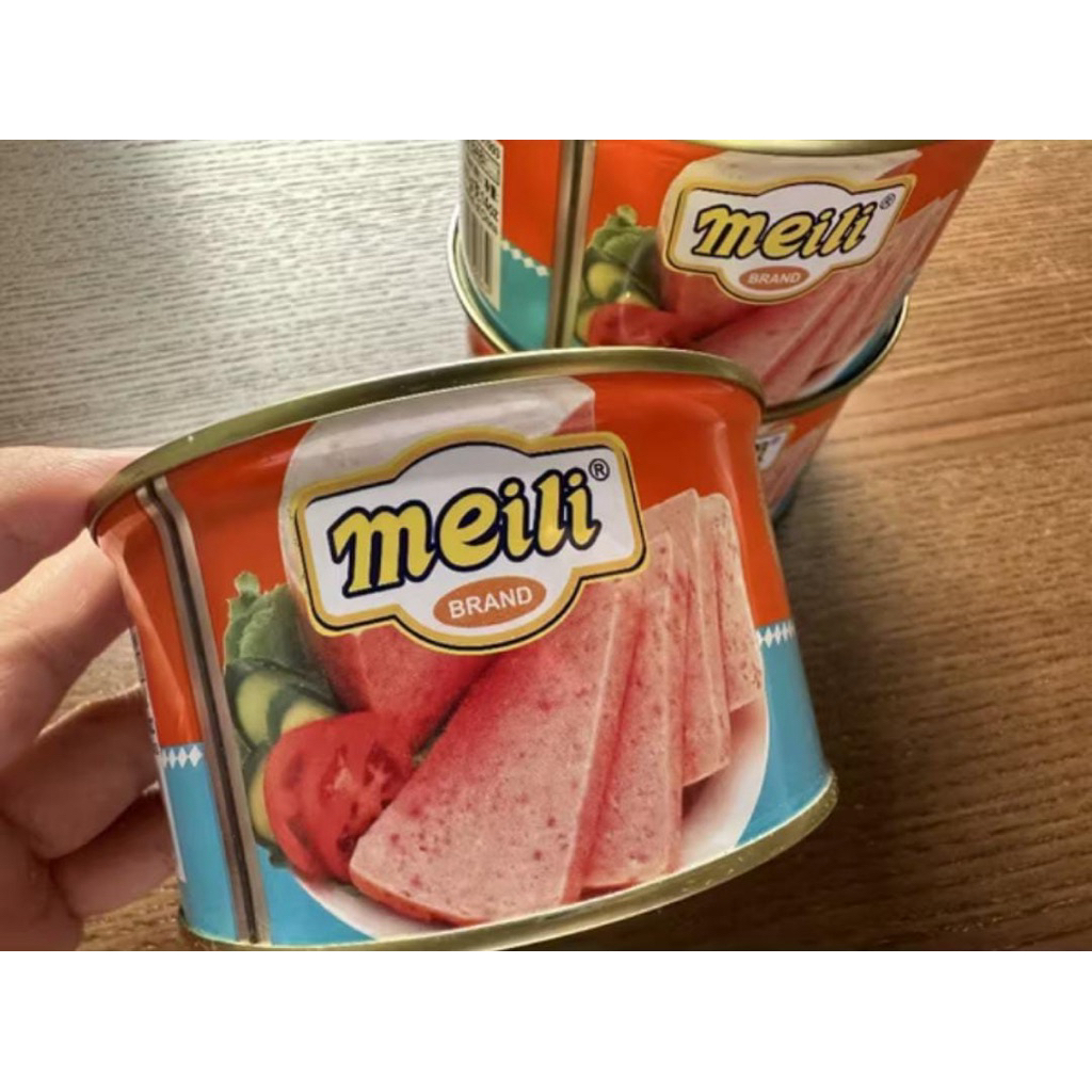 

Meili Canned Pork Luncheon Meat / Kornet Daging Babi Kaleng / Ngou Cang Bak - 397gram