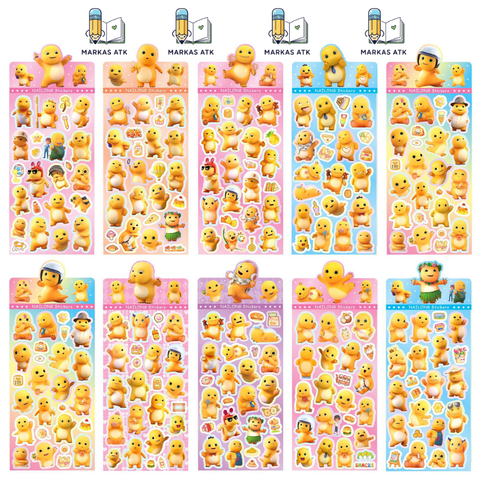 

Stiker Nailong Dino Kuning Viral TikTok 1 Lembar DM-20 Sticker Naga Gemoy Lucu 2D Untuk Jurnal Case HP Laptop Kado Anak Termurah COD