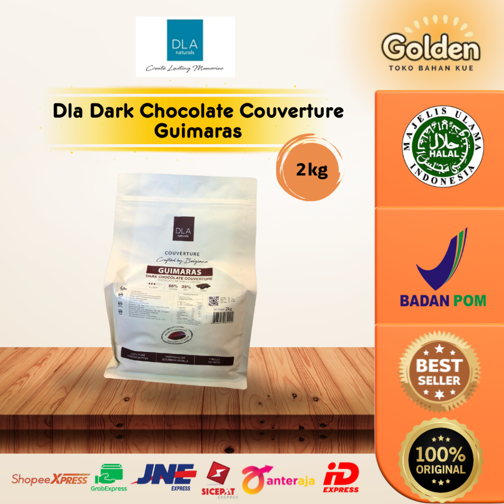 

Dla Dark Chocolate Couverture Guimaras 2 kg