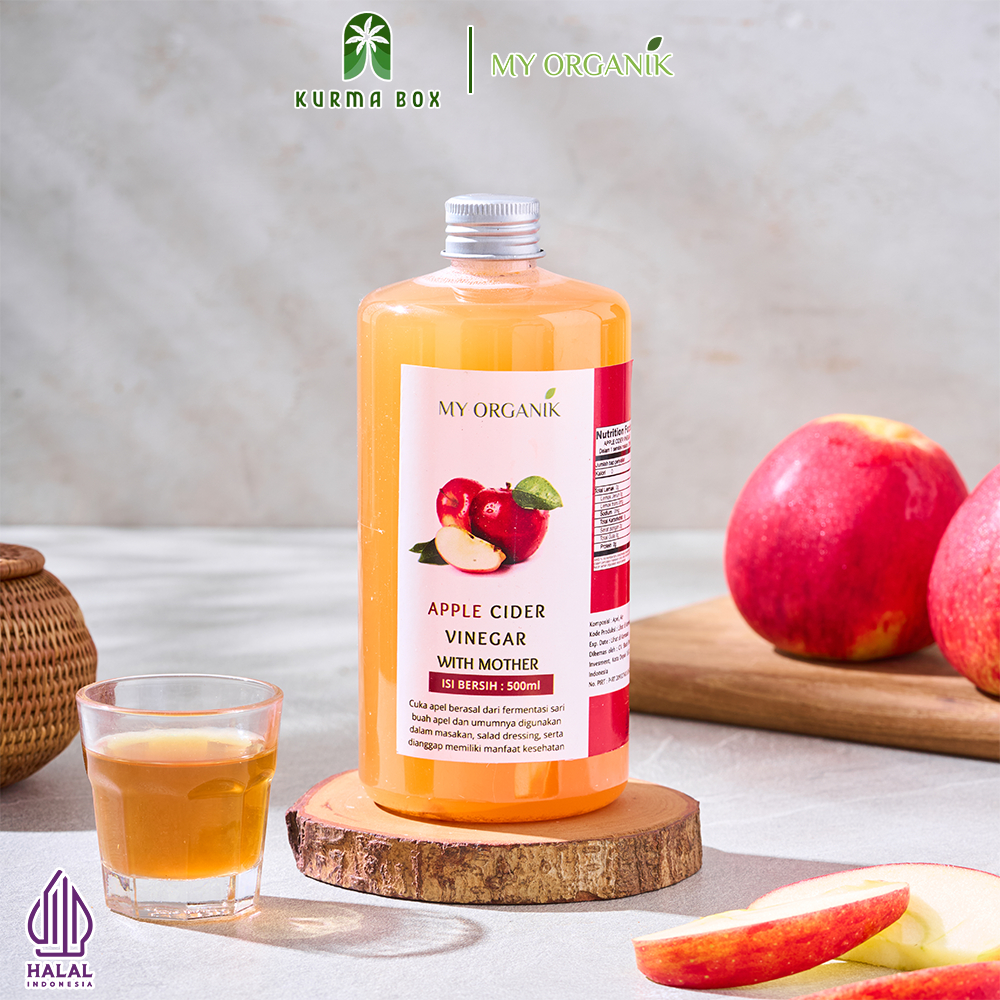 

My Organik Cuka Apel Apple Cider Vinegar With The Mother Premium Organik Original