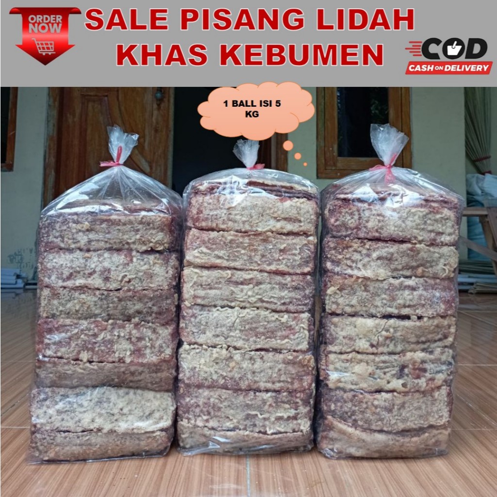 

Sale Pisang Lidah Manis Kemasan 1 Ball Original Khas Kebumen