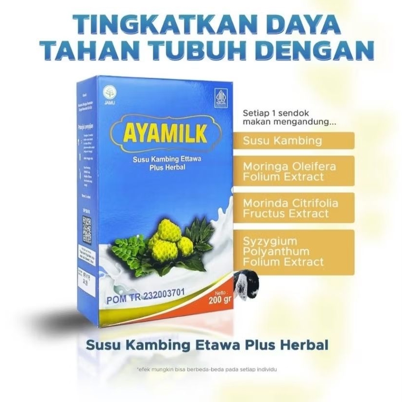 

Ayamilk Susu Kambing Etawa Plus Herbal