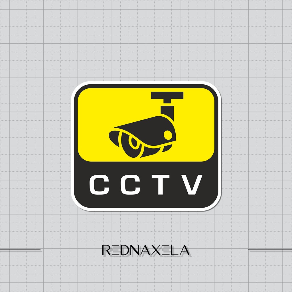 

Stiker Vinyl CCTV Stiker Koper Outdoor Stiker Laptop Waterproof Sticker