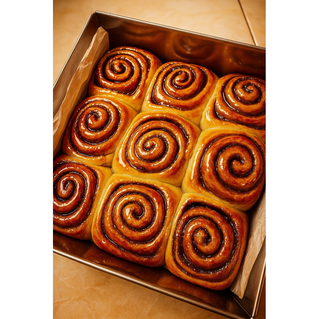 

Cinnamon Roll isi 9 pcs size 20x20cm