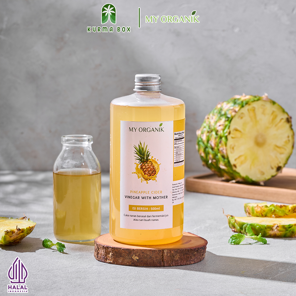 

My Organik Cuka Nanas Original Pineapple Cider Vinegar White Mother 500ml