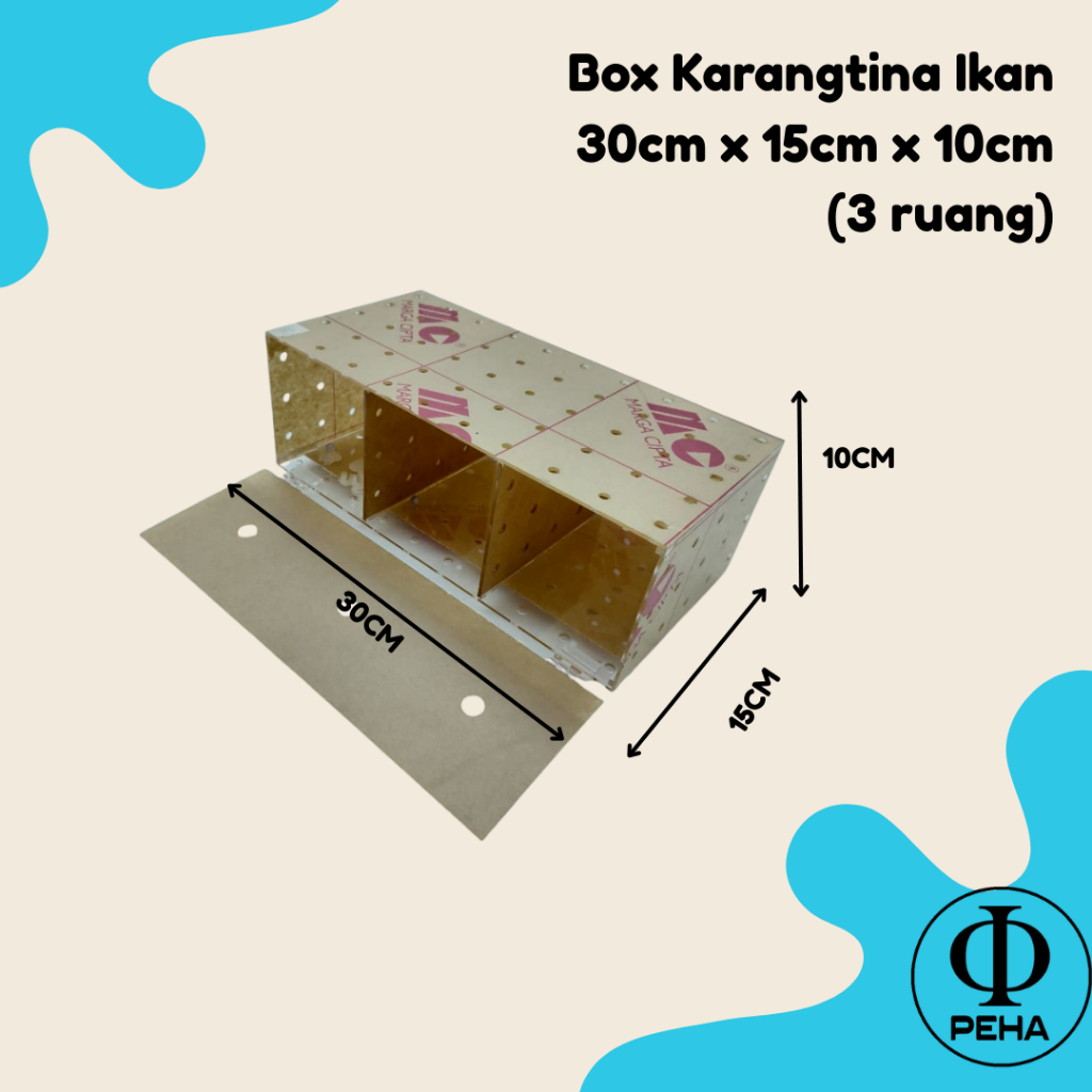 Box karantina ikan Box Akrilik Ikan