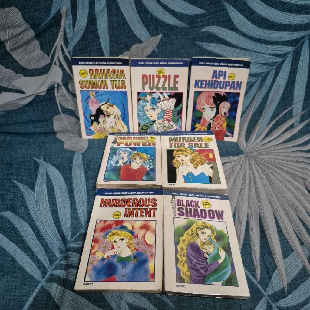 Paket 7 Komik Serial Misteri Chikako Kikukawa One Shot Shoot Tamat Set Fulset Fullset Lengkap