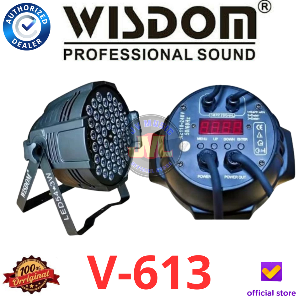 Wisdom Parled V-613 Full Color Wisdom V613 Original Lampu Led v613