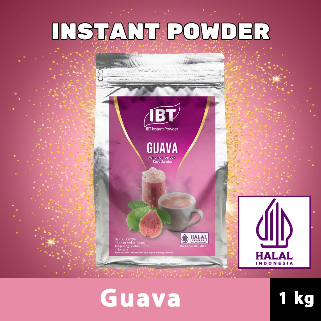 

Bahan Minuman Bubuk Rasa Guava Jambu Biji Instant IBT Drink Powder