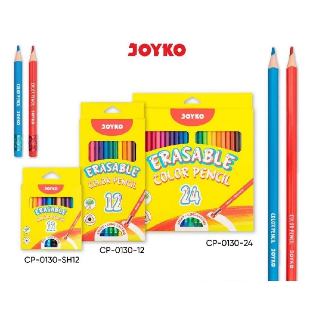 

JOYKO Erasable Color Pencil Pensil Warna Dapat Dihapus CP-0130-24