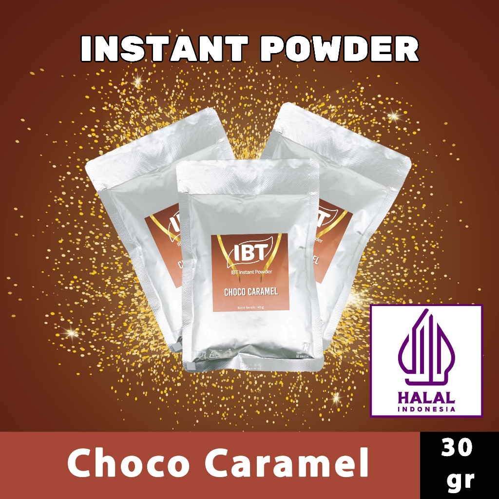 

Bahan Minuman Bubuk Rasa Choco Caramel Instant IBT Drink Powder Sachet