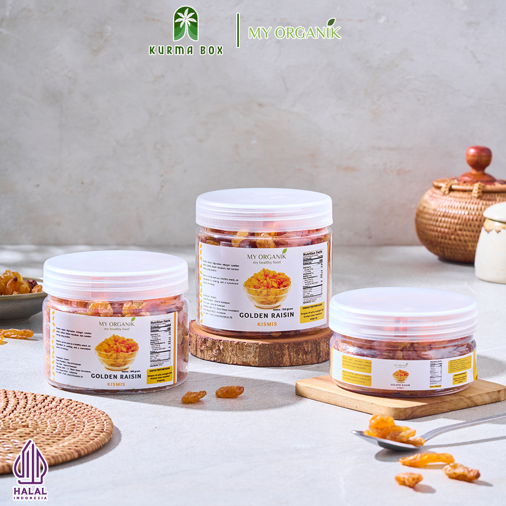 

MY Organik Kismis Golden Raisins Premium Organik Original 100% Raisin Simin Organic