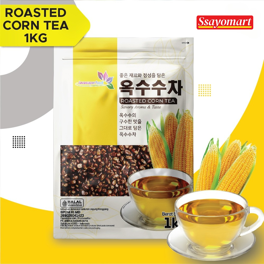 

Teh Biji Jagung Panggang Utuh 1kg Lokal / Roasted Corn Seeds 1Kg