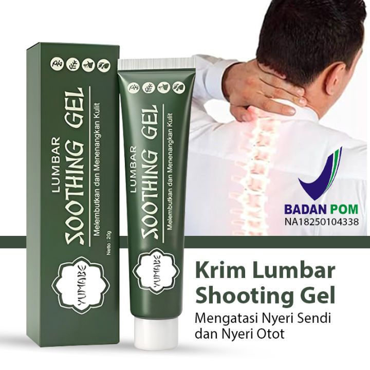 YUMABE Lumbar Soothing Gel Pereda Nyeri Sendi Otot Salep Sakit Pinggang Punggung Belakang