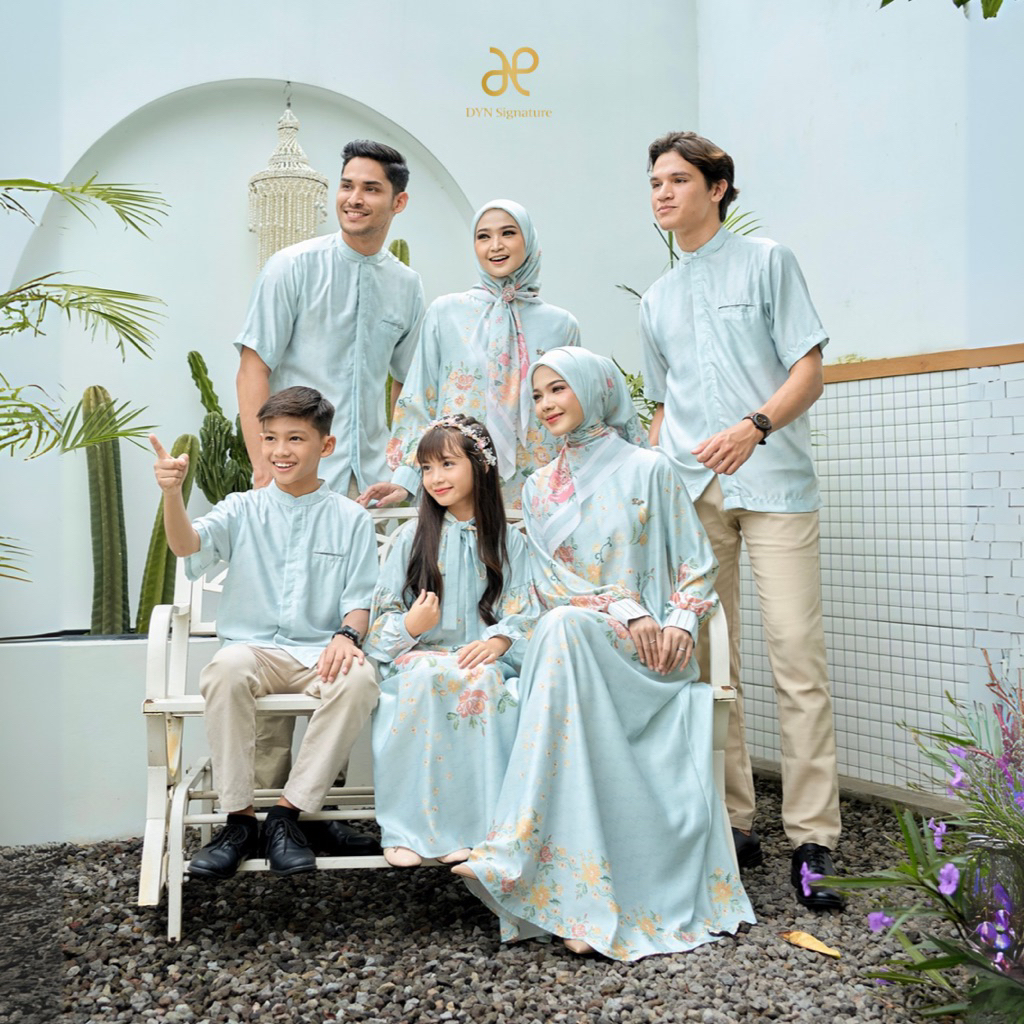 DYN SIGNATURE | CAITLYN DRESS & NATHAN KOKO | KRISTIK SERIES | FAMILY SET LEBARAN 2025