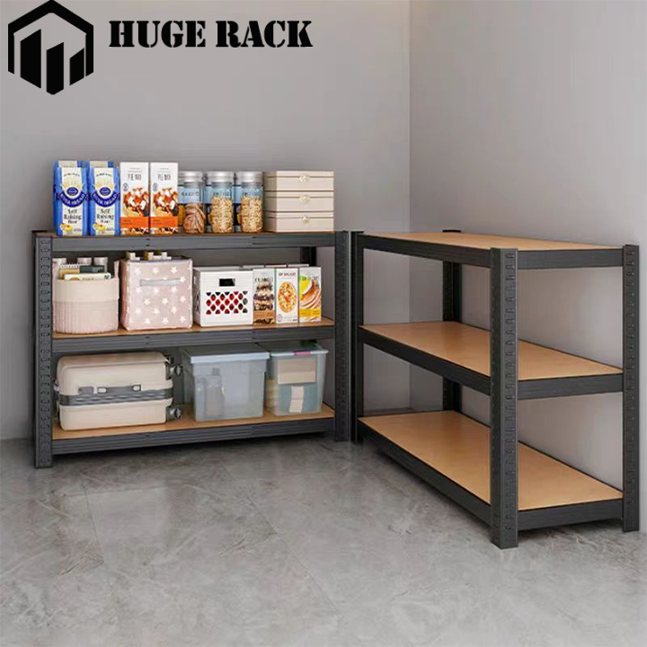 Rak besi Rak Putih Rak besi siku 5 susun 120x40x180cm Rak gudang