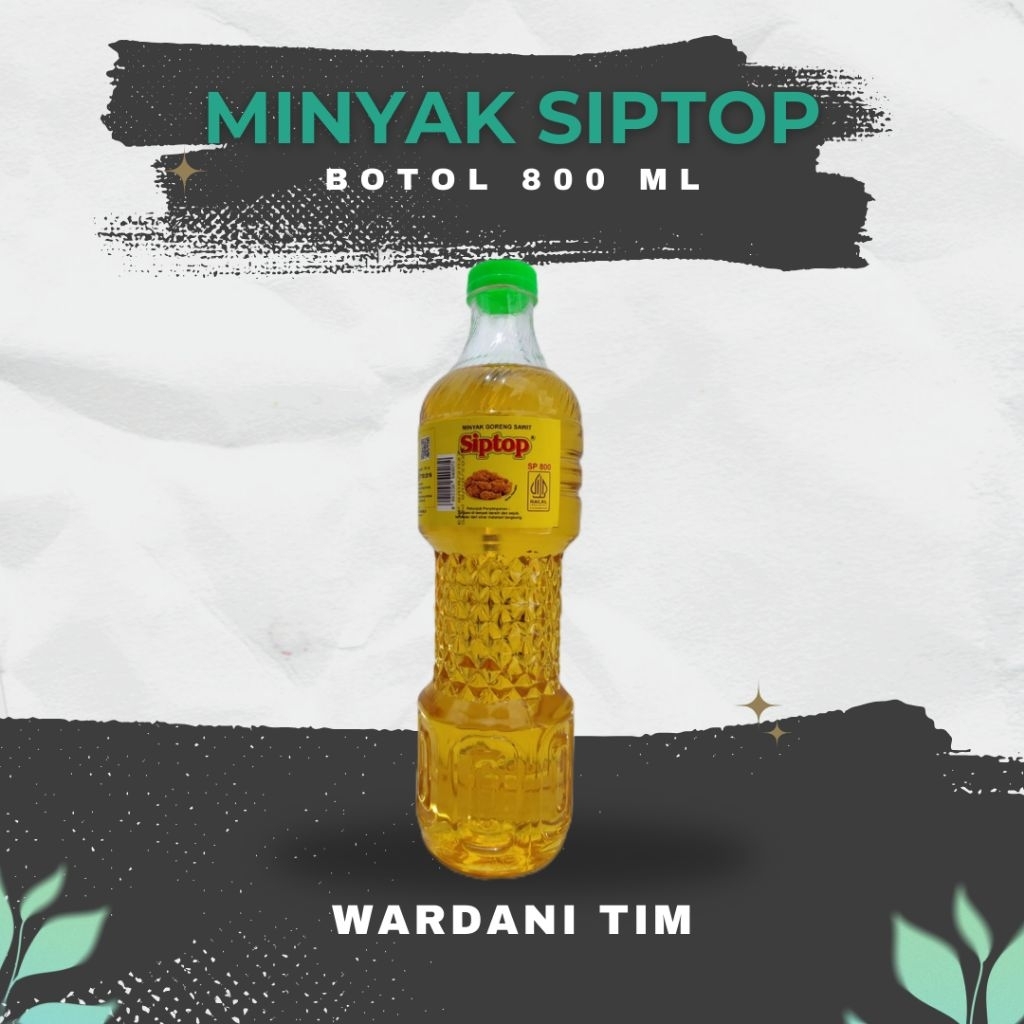 

Minyak Goreng Siptrop 800ml Botol – Minyak Sawit Jernih Higienis untuk Masak dan Goreng