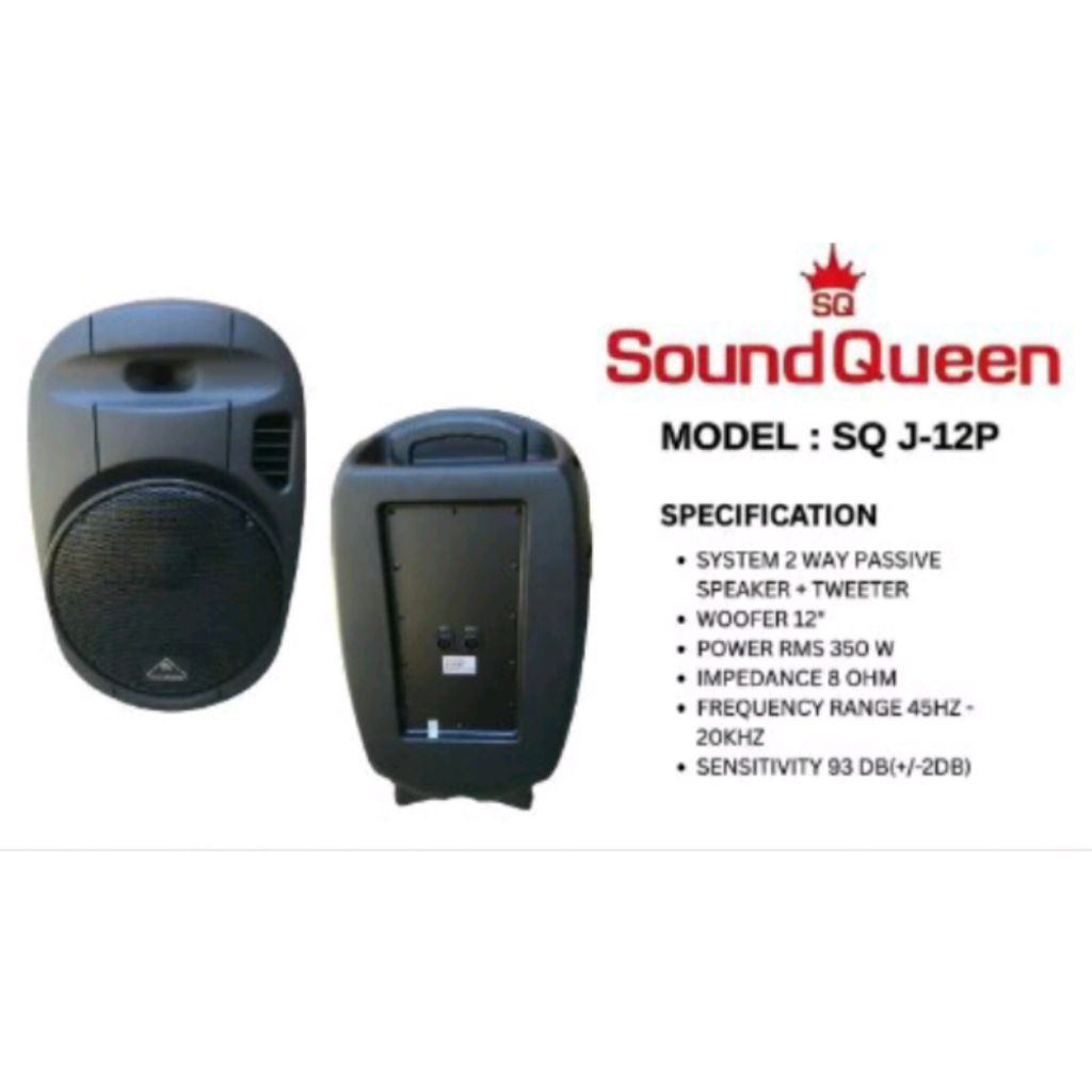 Speaker Pasif Soundqueen 12 inch SQ J 12P J12P ORIGINAL