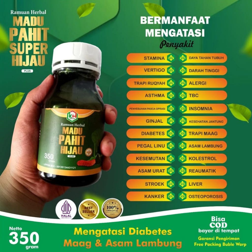 

Madu Pahit Super Hijau khalifah 350 Gm Original
