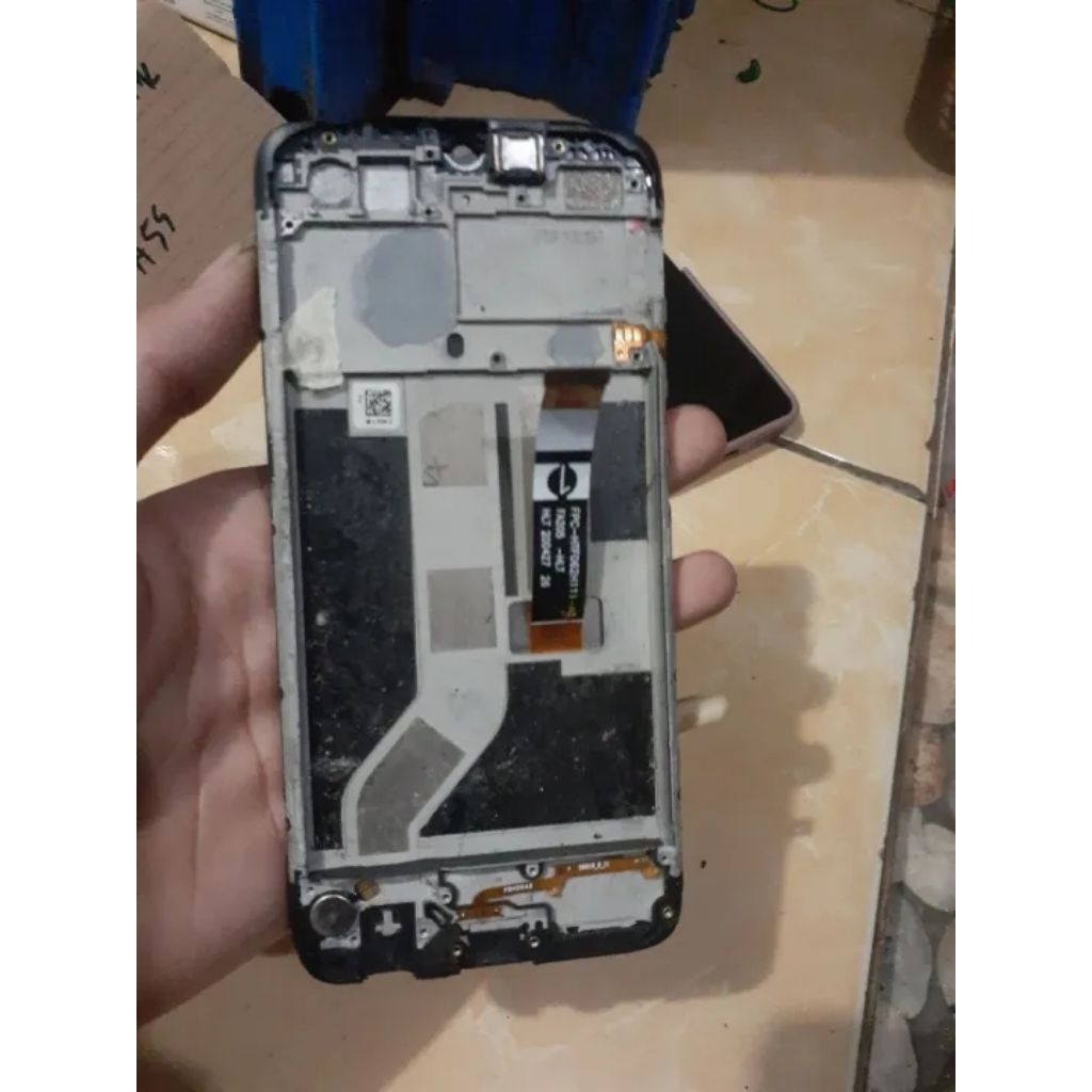 Lcd Tc Hp Oppo A12 Oppo A5s Oppo A7 kondisi lcd tompel Tc retak sentuh masih OK