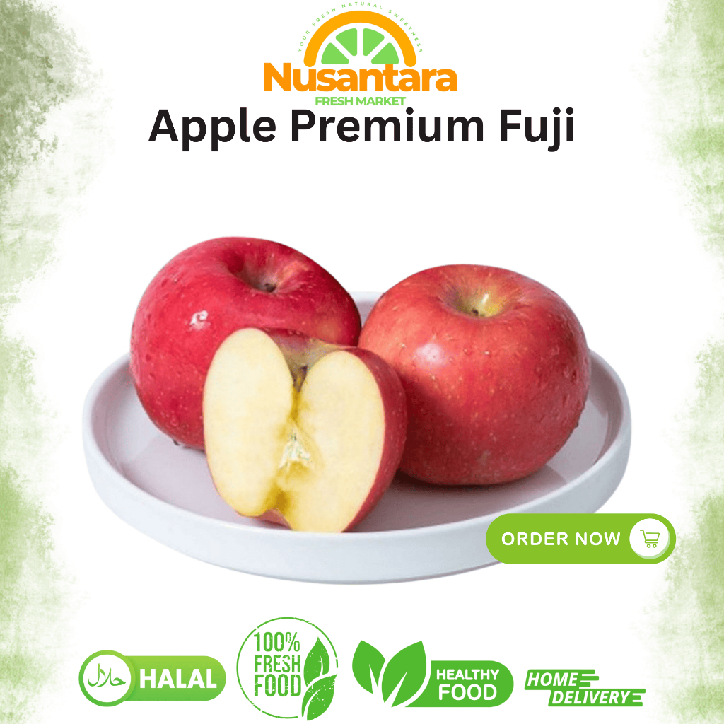 

Apel Fuji Premium Grade AAA Manis Segar Banyak Manfaat Untuk Tubuh 1000gr