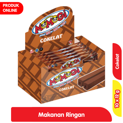 

Momogi Makanan Ringan Stik Cokelat 10 x 12 g LMS