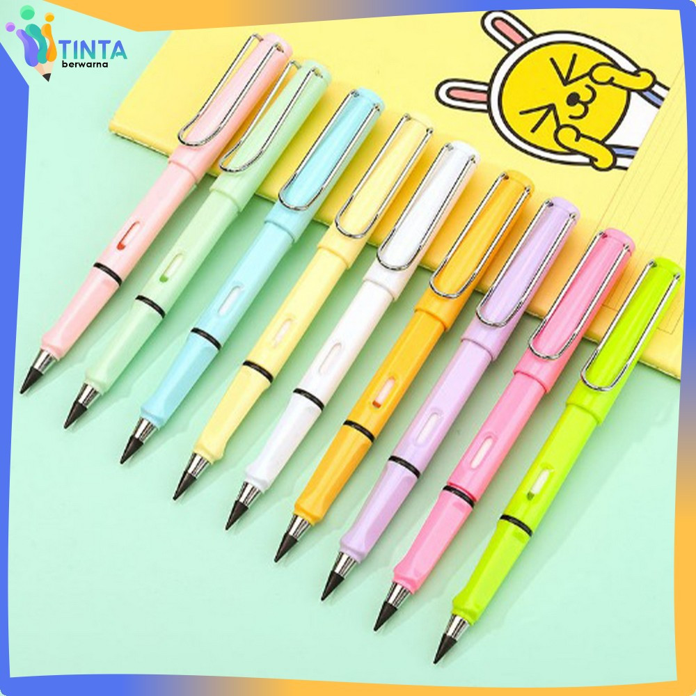 

Pensil Eternal Tanpa Batas HB 0.5mm Tanpa Rautan / Eternal Pencil Unlimited Tanpa Isi Perlengkapan Menggambar Anak dengan Penghapus Praktis Tinta Berwarna A77