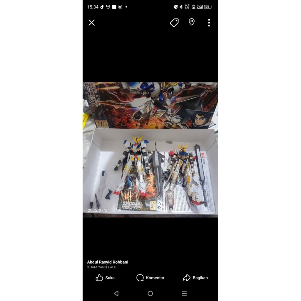 HG Barbatos lupus & rex junk bandai