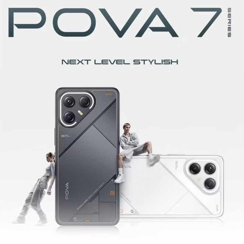Tecno Pova 7 8+8RAM/128GB-256GB 5G Nfc Dolby Atmos Speaker Plus Powerbank