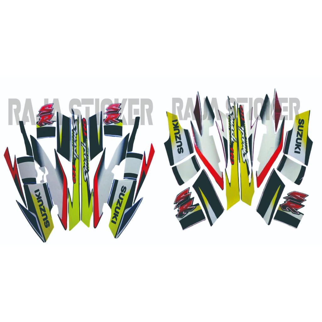 STICKER STRIPPING LIST BODY STANDART SUZUKI SMASH 110R 2005