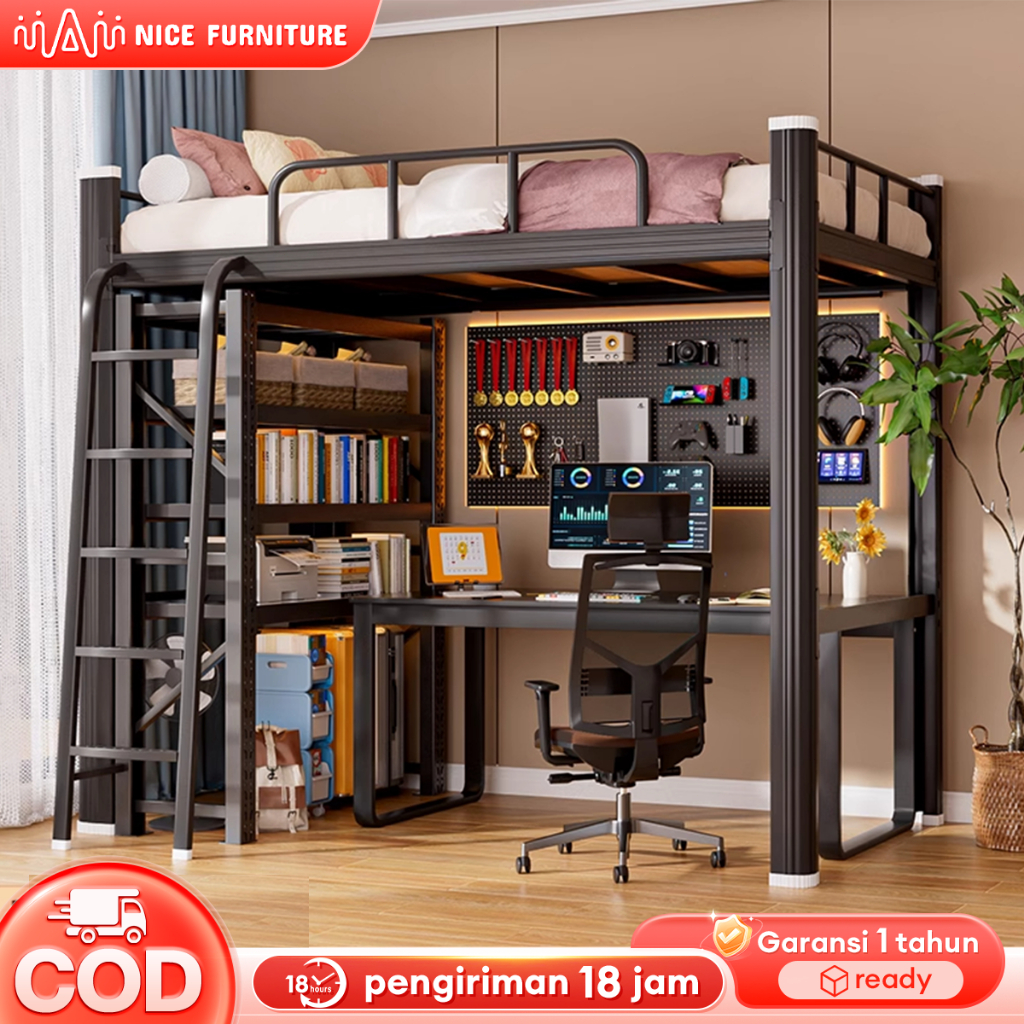 Ranjang Susun Ranjang Tingkat Ranjang Besi Ranjang Susun Besi 2 Tingkat Susun Bawah Sebagai