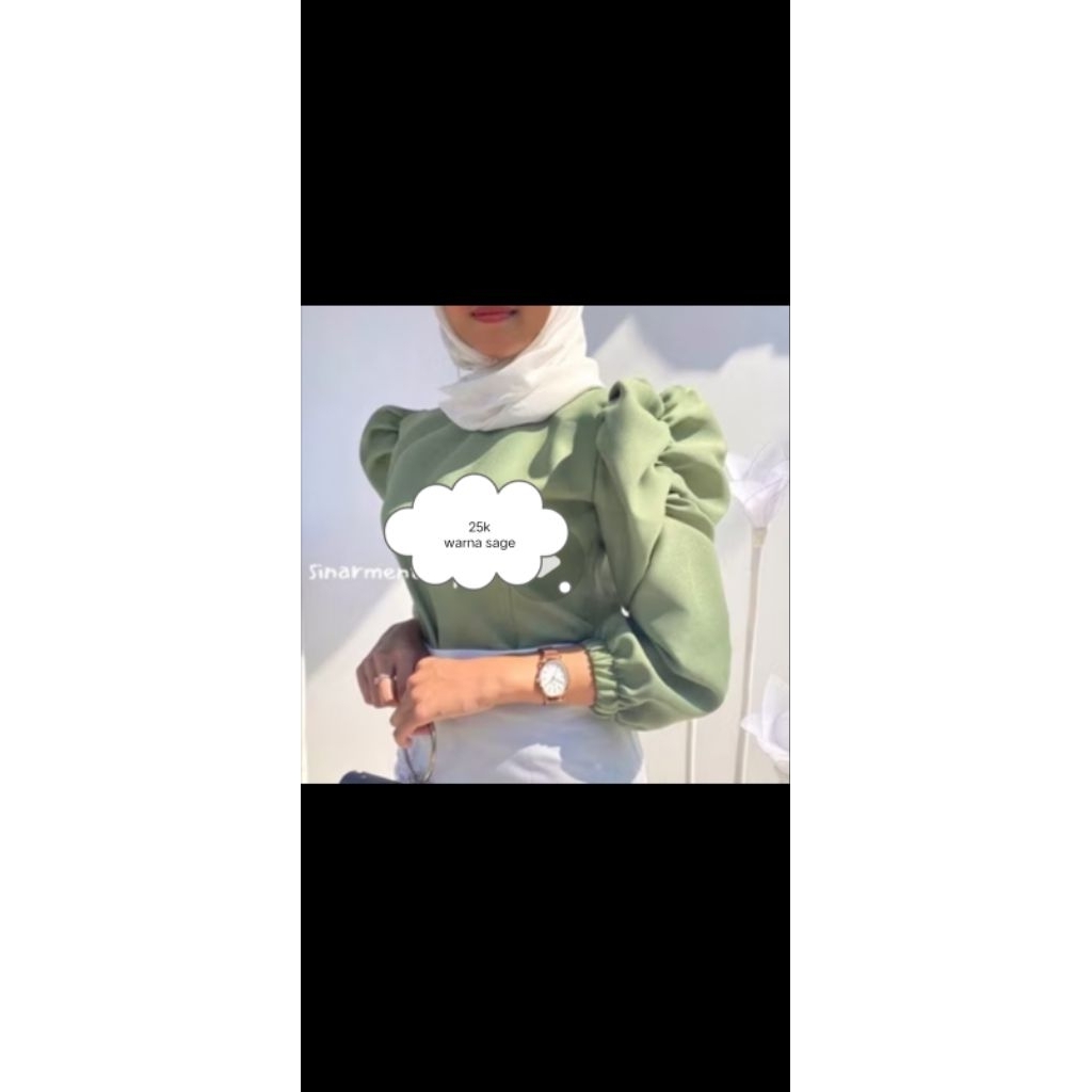 blouse sage