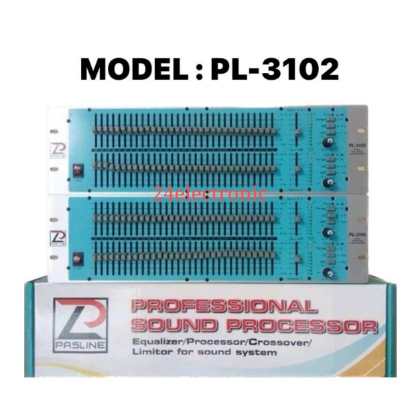 Equalizer Pasline PL-3102 PL3102 PL 3102 3 U Original