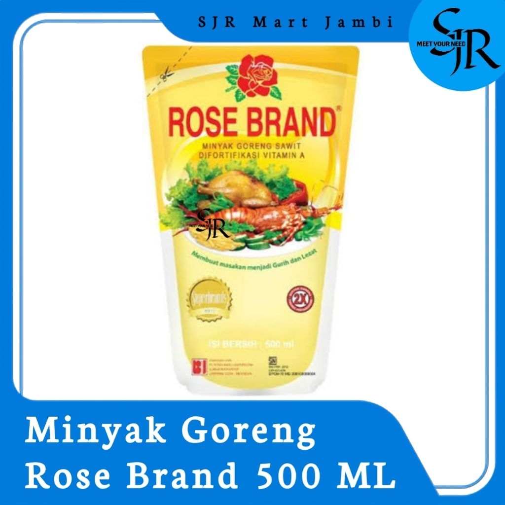 

[Minyak] Rose Brand minyak goreng | Kemasan Refill 500 ML