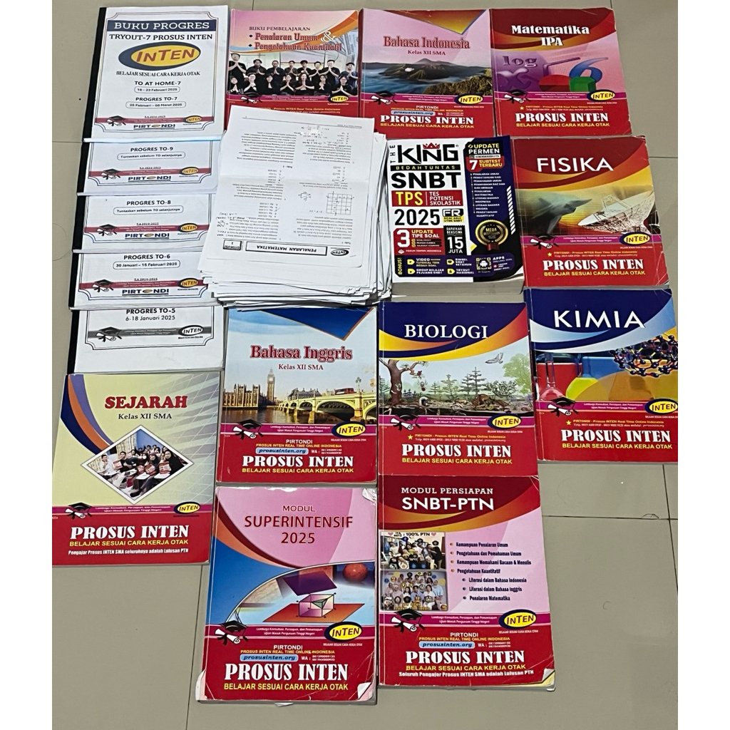 take all buku inten the king pu pk lbi mtk fisika biologi kimia lbe sejarah superintensif progres