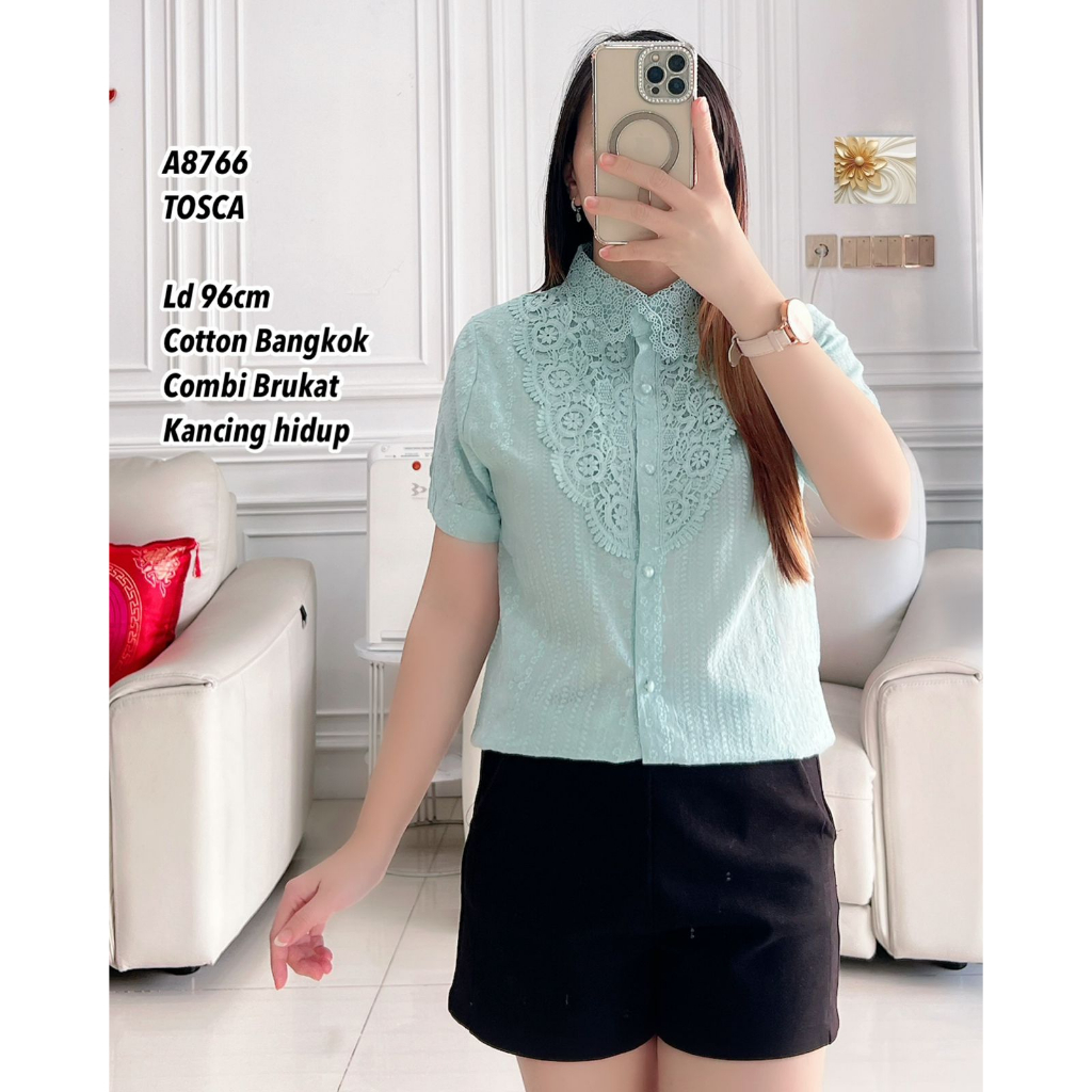 KLOWI-KEMEJA WANITA IMPORT-ATASAN WANITA IMPORT-ATASAN WANITA BANGKOK-KEMEJA BANGKOK-BLUS IMPORT