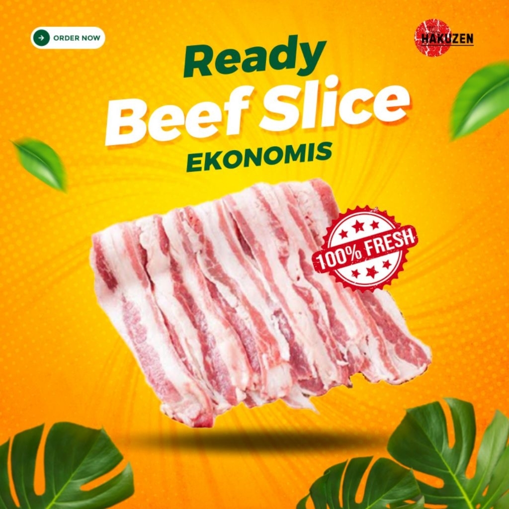 

Beef Slice 500gr | Daging Slice Ekonomis | Yoshinoya