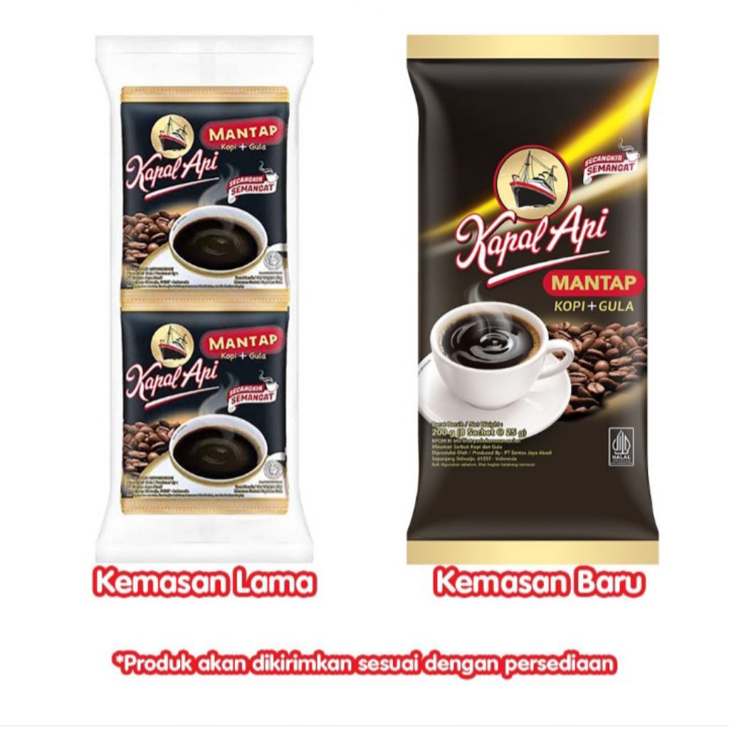 

KAPAL API MANTAP INSTAN + GULA 8 X 25 G