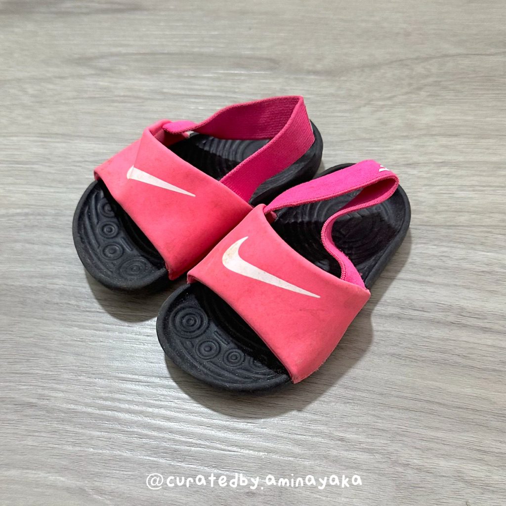 Preloved sepatu sandal anak perempuan melissa zaxynina nike disney